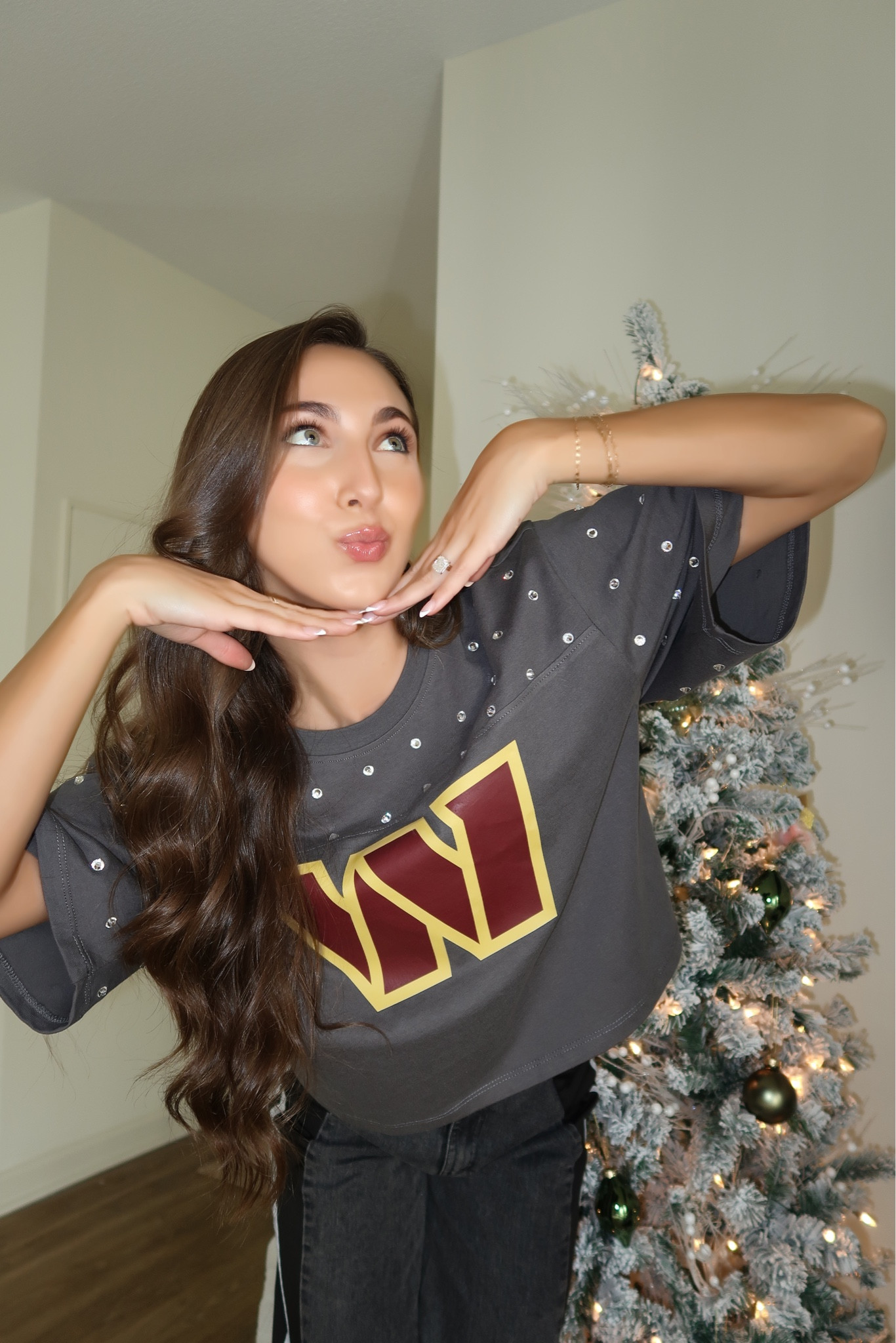 For the football girls, these rhinestone nfl tops are too cute and available in multiple teams! 

#LTKGiftGuide #LTKHoliday #LTKStyleTip