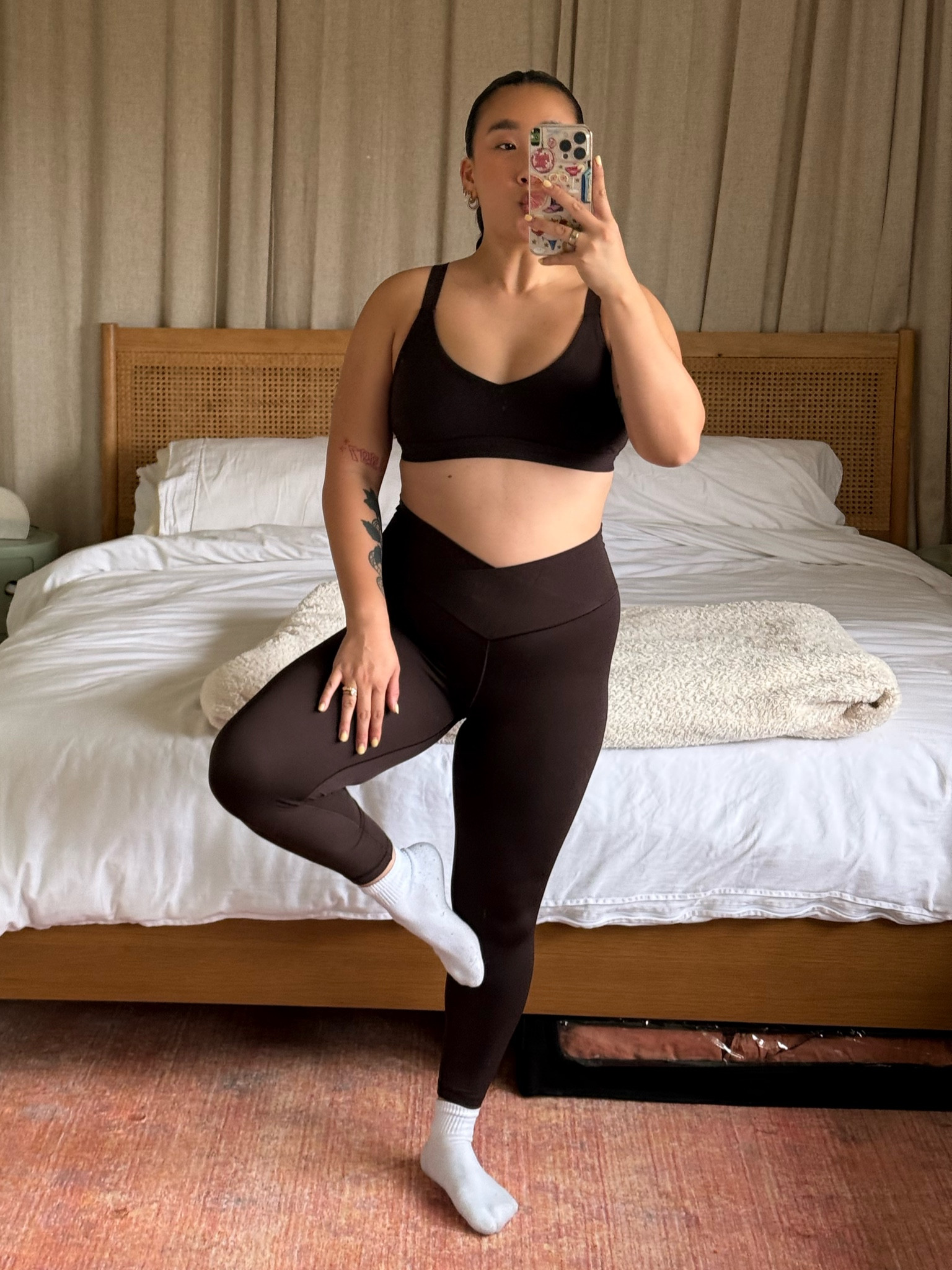  Crossover leggings are now on SALE 🫶 these are my fave budget leggings. Wearing size medium short 

#LTKFitness #LTKSaleAlert #LTKFindsUnder50