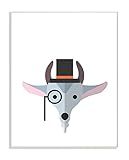 Stupell Home Décor Hipster Goat Illustration Wall Plaque Art, 10 x 0.5 x 15, Proudly Made in USA | Amazon (US)