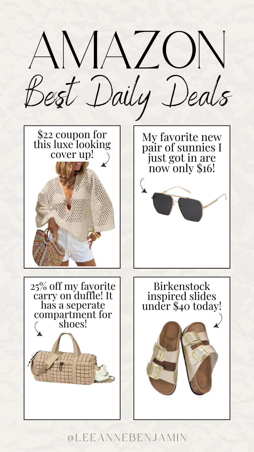 Best daily deals on Amazon today! 

 #LTKOver40 #LTKSaleAlert #LTKTravel