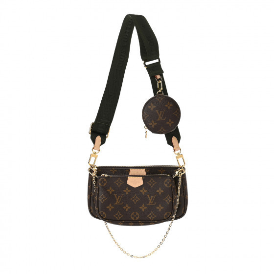 LOUIS VUITTON Monogram Multi Pochette Accessories Kaki | Fashionphile