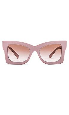 Miu Miu Rectangle in Pink & Gradient Brown from Revolve.com | Revolve Clothing (Global)