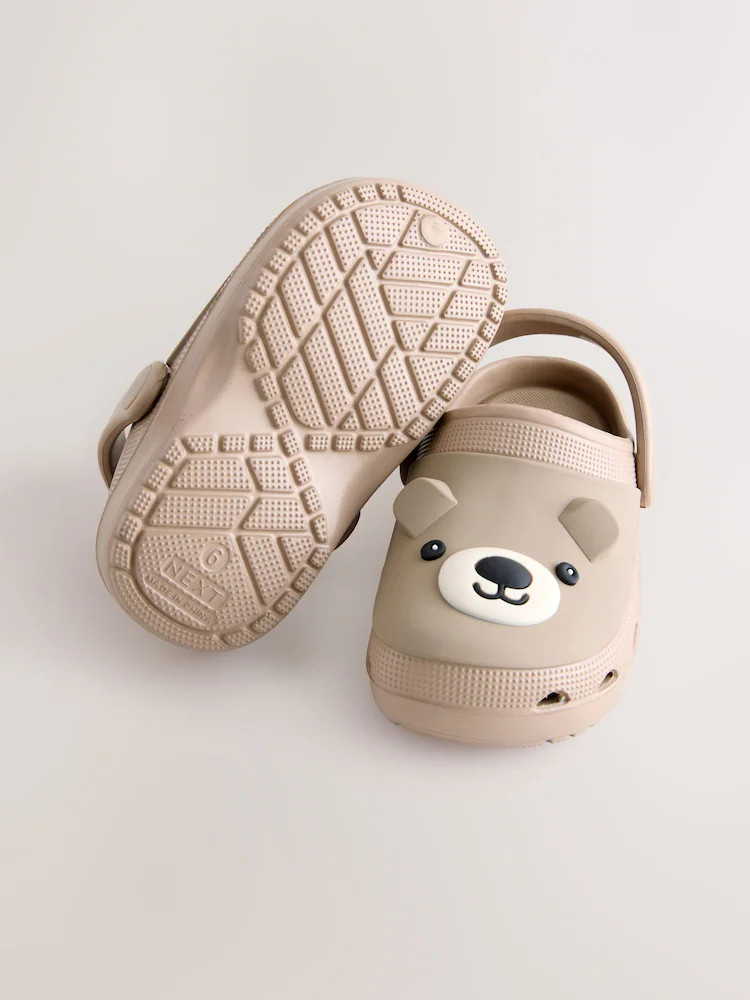 Brown Bear Wide Fit (G) Comfort Clogs | Next EU