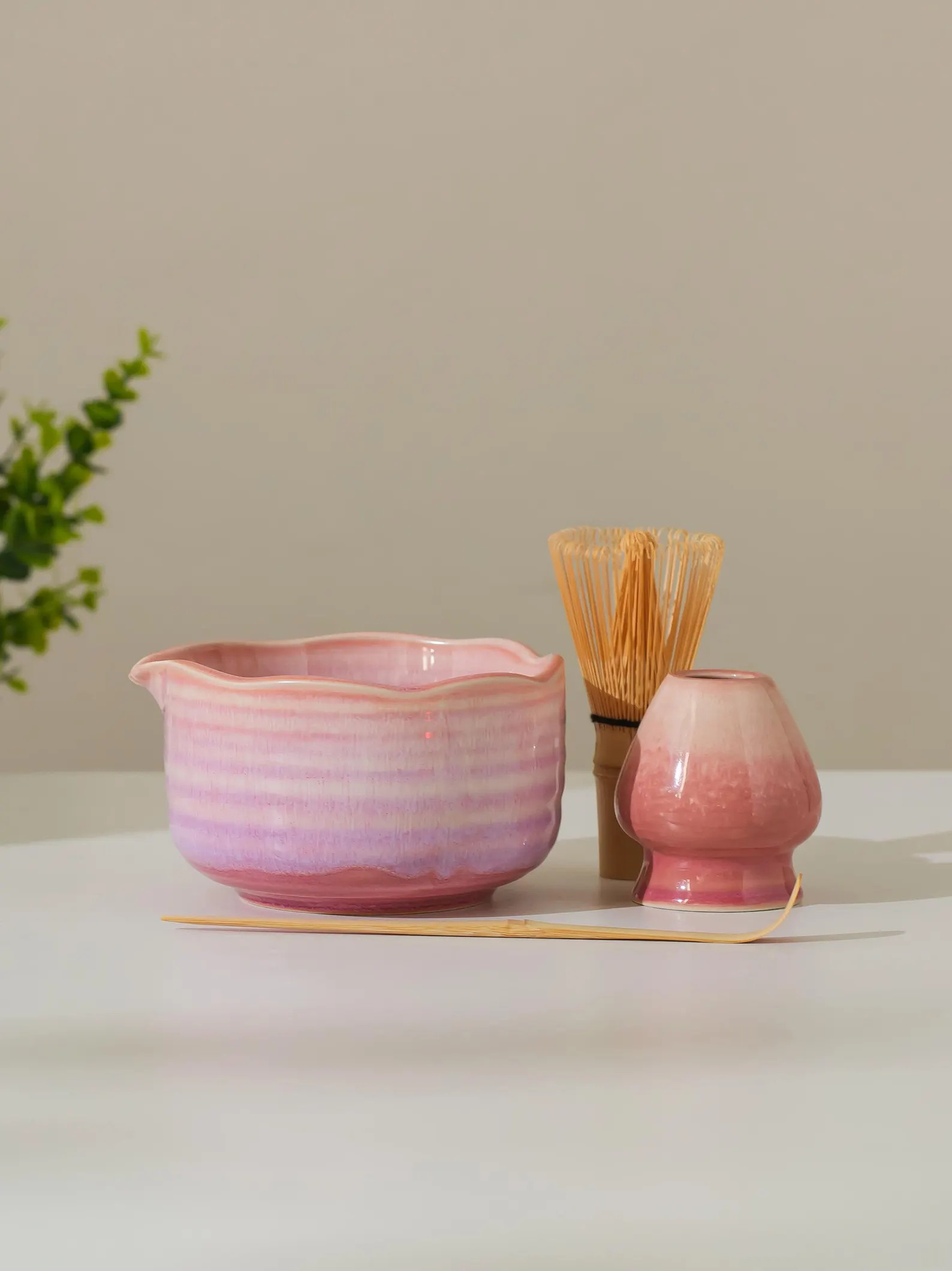 Natural Lavender Fog Matcha Bowl with Chasen Holder Matcha Gift Set Matcha Tea Gift Japanese Matc... | Etsy (US)