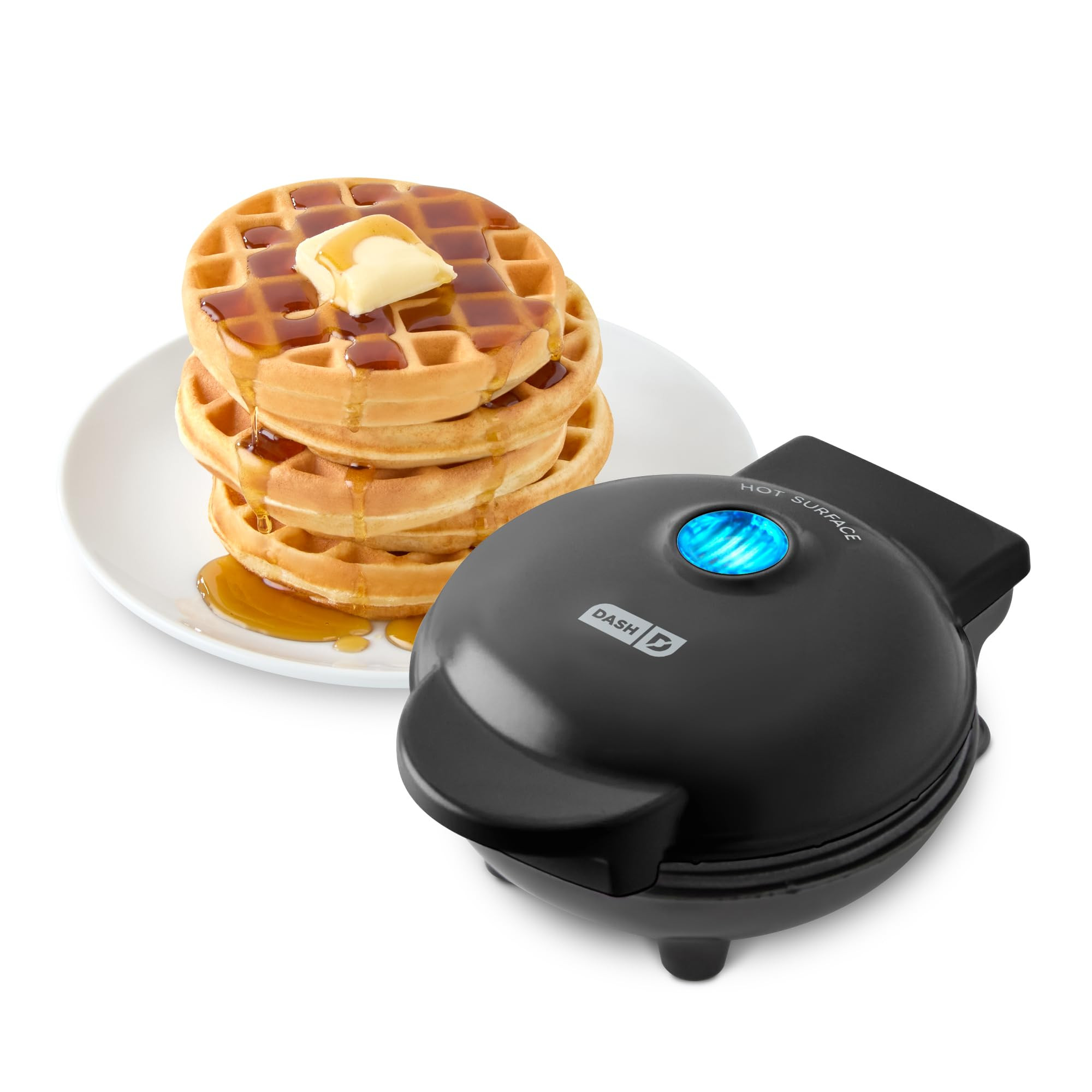 DASH Mini Waffle Maker - 4” Waffle Mold, Nonstick Waffle Iron with Quick Heat-Up, Nonstick Surf... | Amazon (US)
