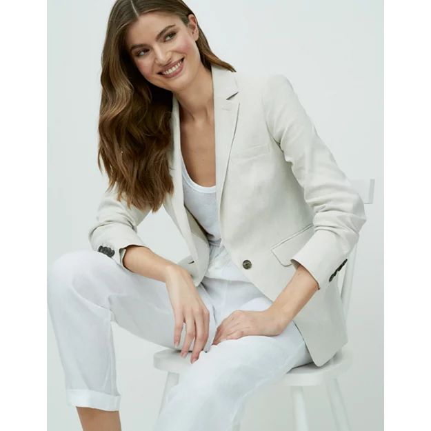 Blazer with Linen | The White Company (UK)