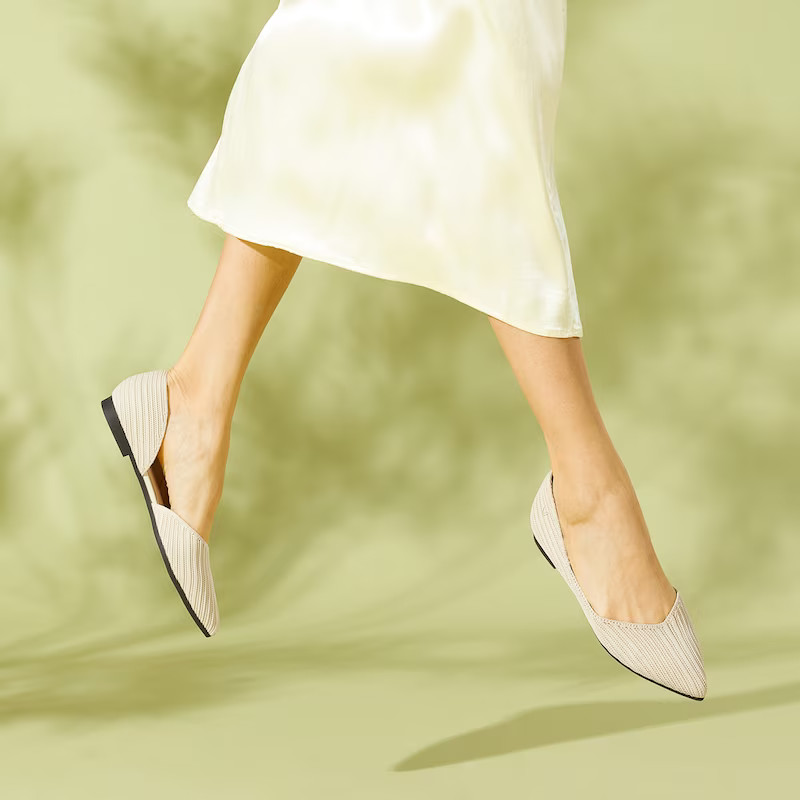 Pointed-Toe Flats (Melia) | VIVAIA