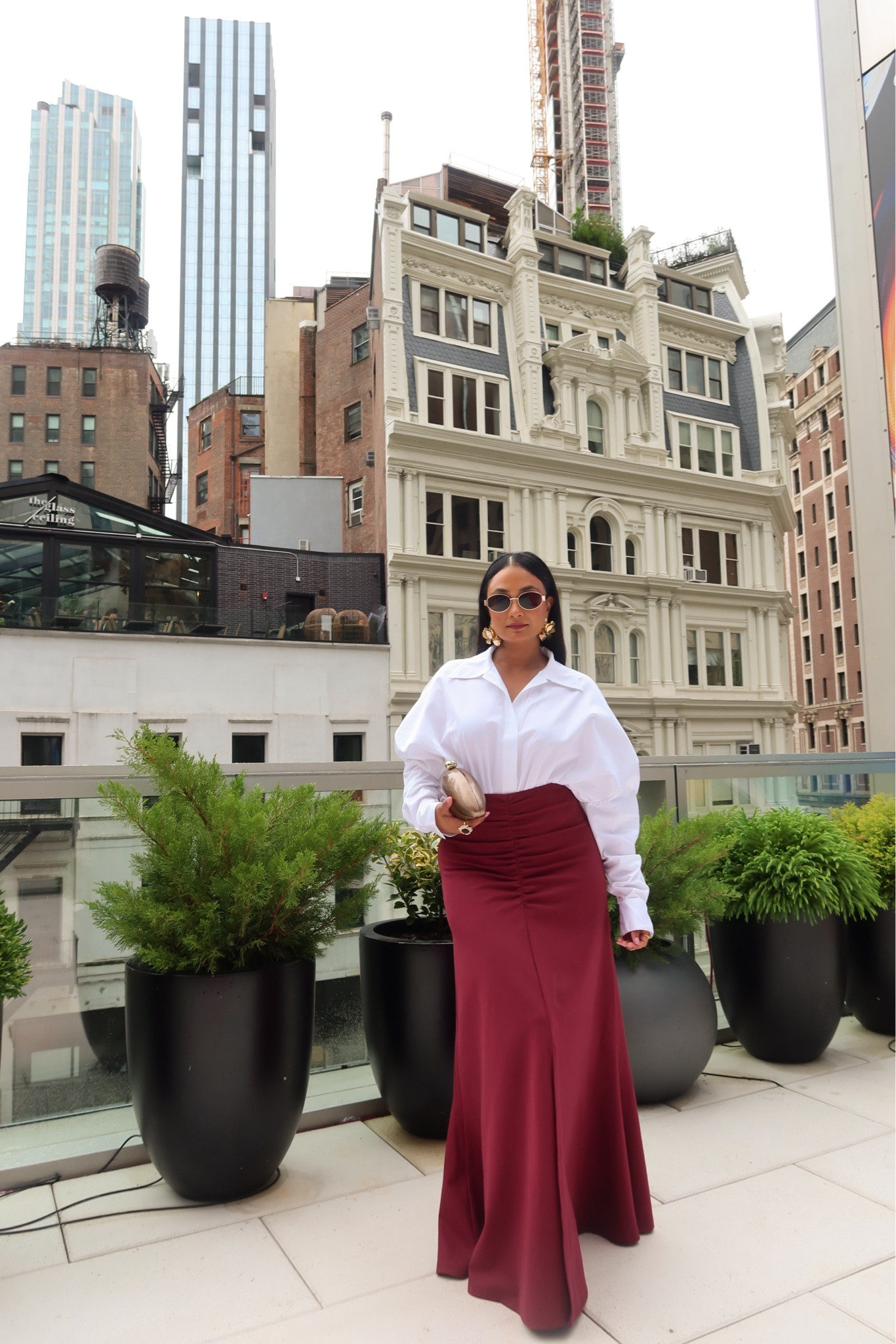 #nyfw outfit 

I honestly don't remember the last time I had my hair this straight!!! But here for this look & fit ♥️😮‍💨

#LTKSeasonal #LTKStyleTip