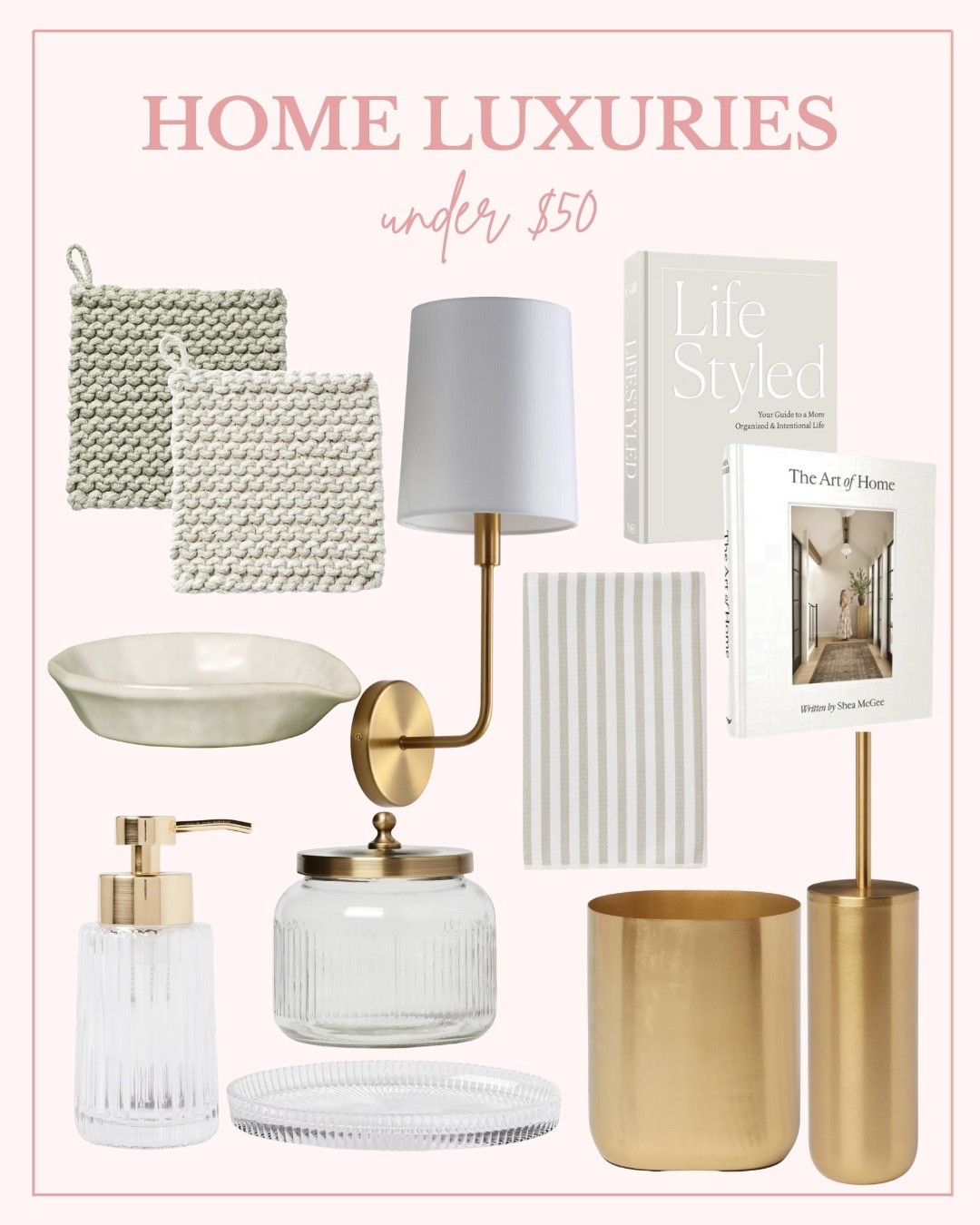 Some of my favorite home luxuries (under $50!)

Tap to shop 🔗

Home decor, luxe for less, home

#LTKSaleAlert #LTKmomlife #LTKHome