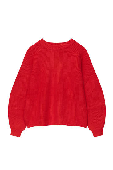 Purl knit jumper - pull&bear | PULL and BEAR UK