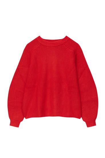 Purl knit jumper - pull&bear | PULL and BEAR UK