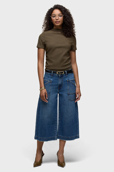 Noa Patch Pocket Relaxed Gaucho | Hudson Jeans