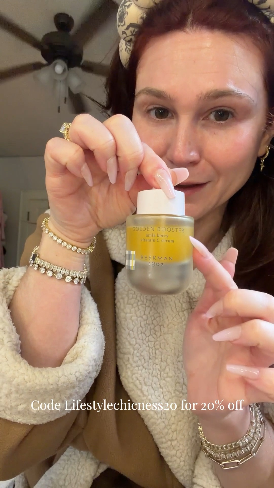 Great the summer glow with beekman1802 vitamin C serum ! Use code ￼ lifestylechicness20 20% off 

#LTKBeauty #LTKselfcare #LTKOver40
