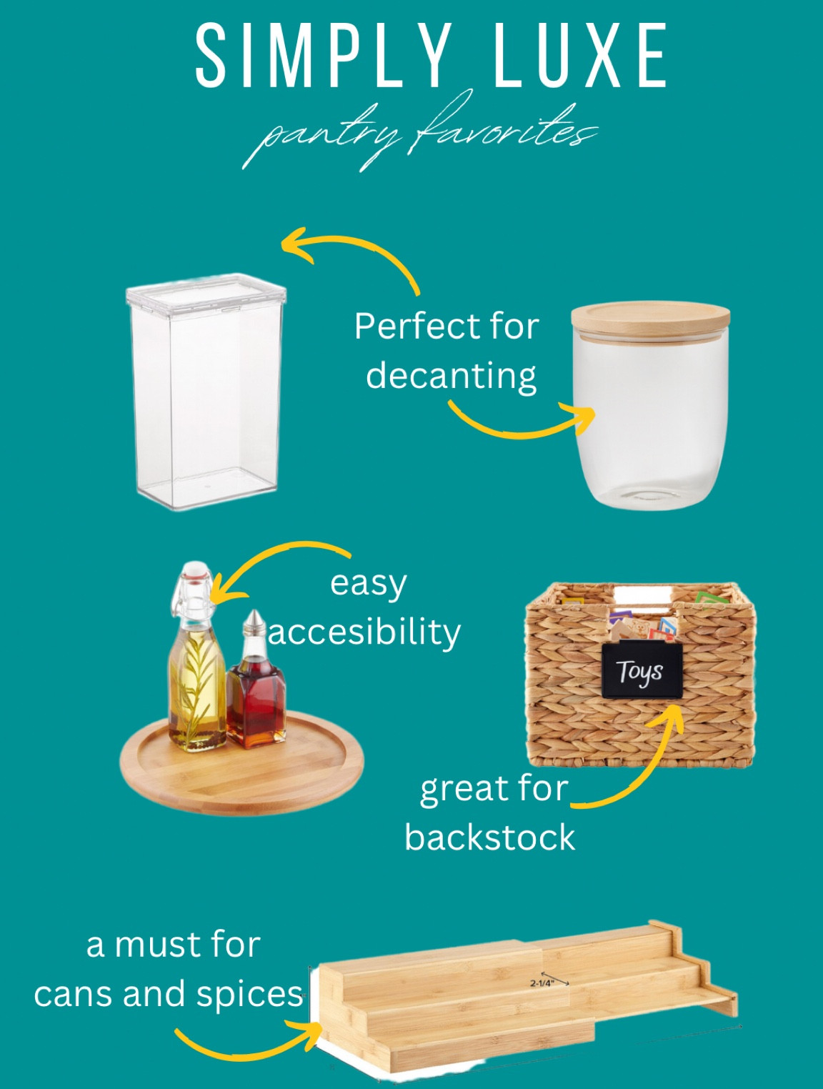 Pantry must haves from a pro organizer! 

#LTKunder50 #LTKfamily #LTKhome