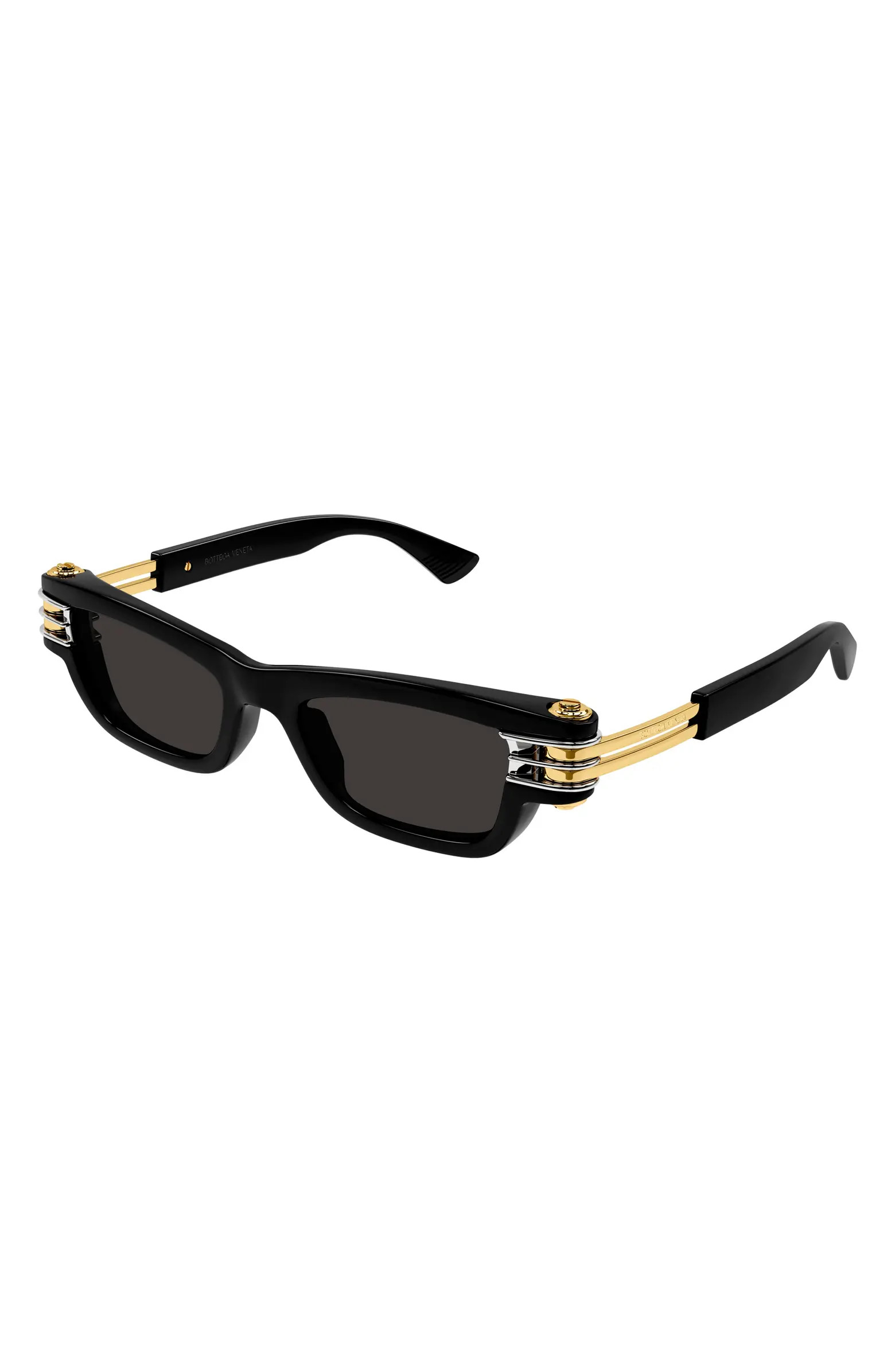 Bottega Veneta 50mm Rectangular Sunglasses | Nordstrom | Nordstrom