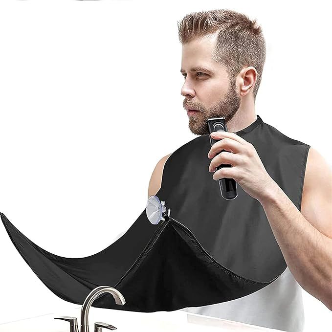 Gifts for Dad/Men from Daughter Son,Beard Bib Apron Beard Catcher,with 4 Suction Cups Gifts for G... | Amazon (US)