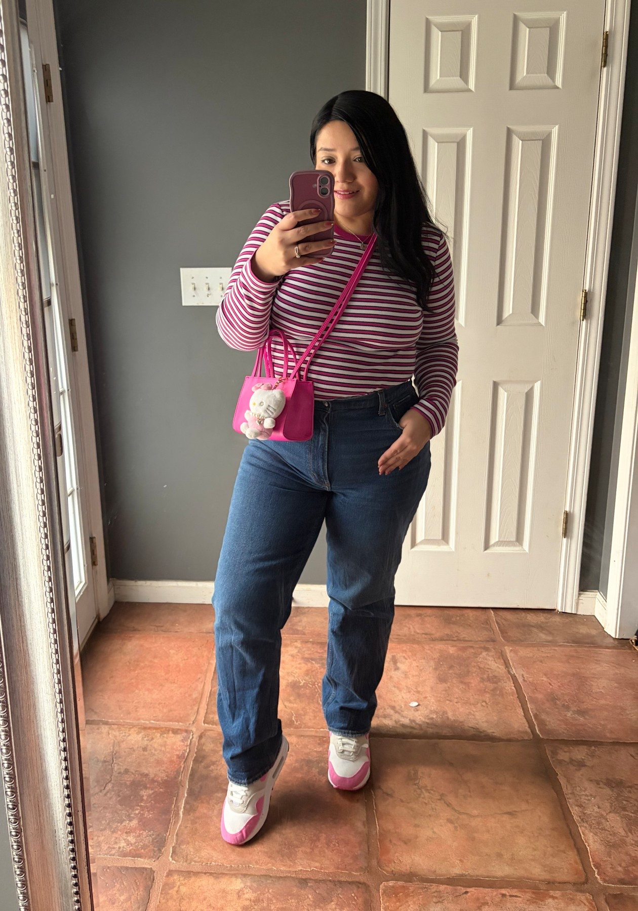 Wearing size L in the shirt , extra 55% off! 

#LTKootd #LTKValentine #LTKMidsize