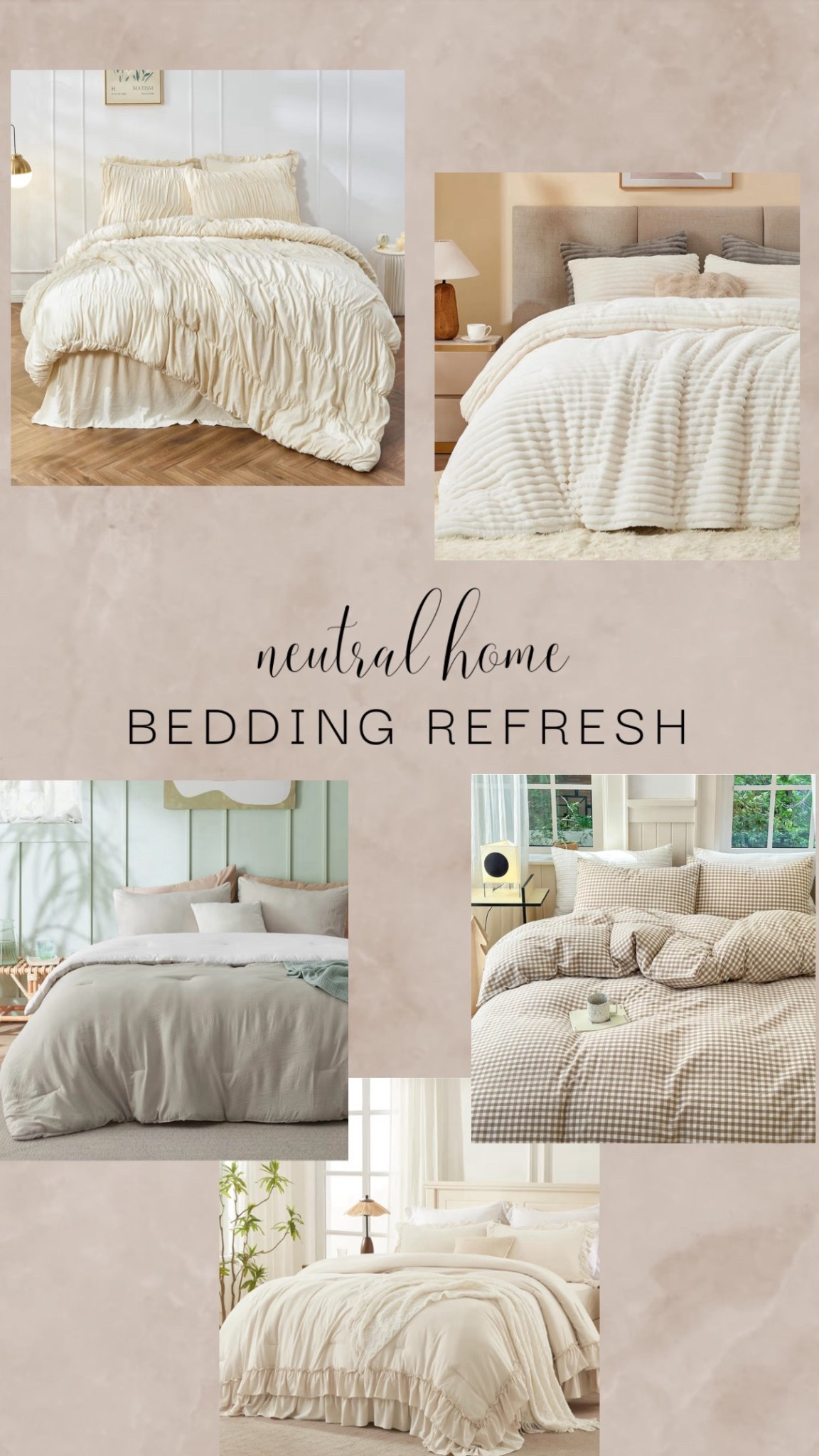 bedding refresh.  most loved neutral home bedroom faves 2026
#neutralhome #beddjng #beddingrefresh