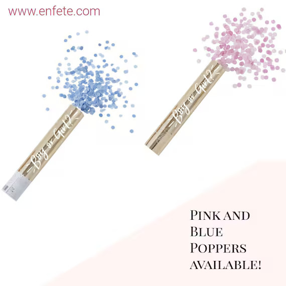 Gender Reveal Cannon, Gold Boy or Girl, Pink or Blue, He or She What Will Baby Be | Etsy (US)