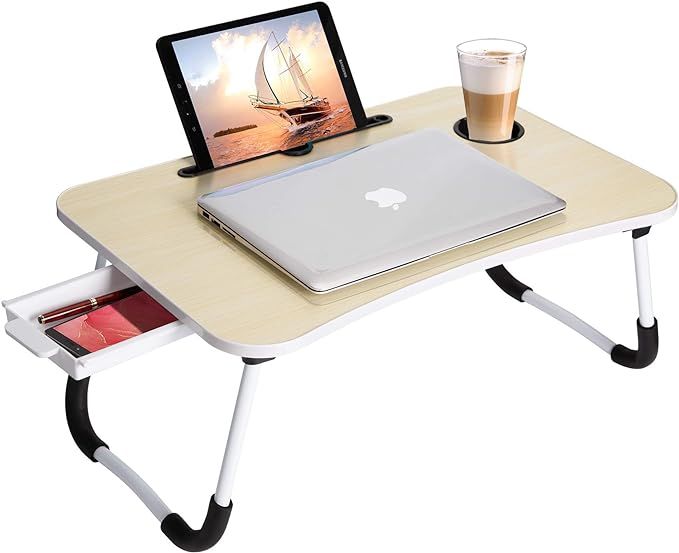 Lap Desk: Laptop Bed Desk Lap Tray Table Large Portable Foldable Computer bedtray, Laptop Lap Des... | Amazon (US)