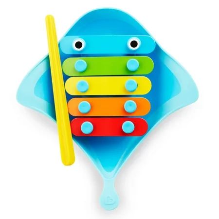 Munchkin Dingray™ Musical Bath Toy, Includes (1) Xylophone and (1) Mallet, Blue | Walmart (US)