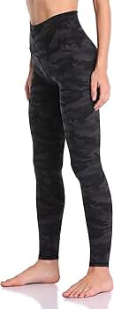 Women's High Waisted Pattern Leggings Full-Length Yoga Pants | Amazon (US)
