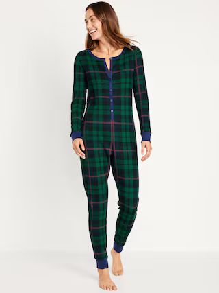 Thermal-Knit Pajama One-Piece for Women | Old Navy (US)