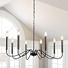 Generies Black Farmhouse Chandelier 6 Lights,Modern Industrial Iron Pendant Lighting, Classic Rus... | Amazon (US)