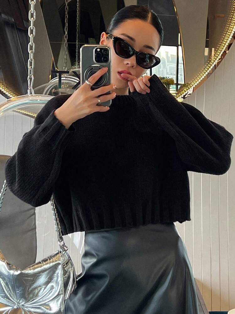 DAZY Pull Ample Et Décontracté Pour Femmes, Hauts À Manches Longues, Vêtements D'automne | SHEIN