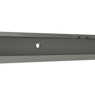 80" Elfa Top Track Graphite | The Container Store