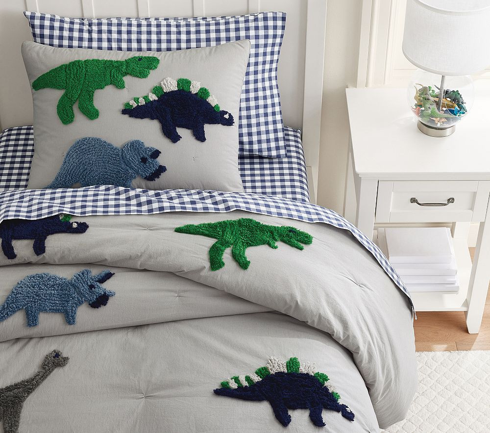 Candlewick Dino Comforter & Shams | Pottery Barn Kids