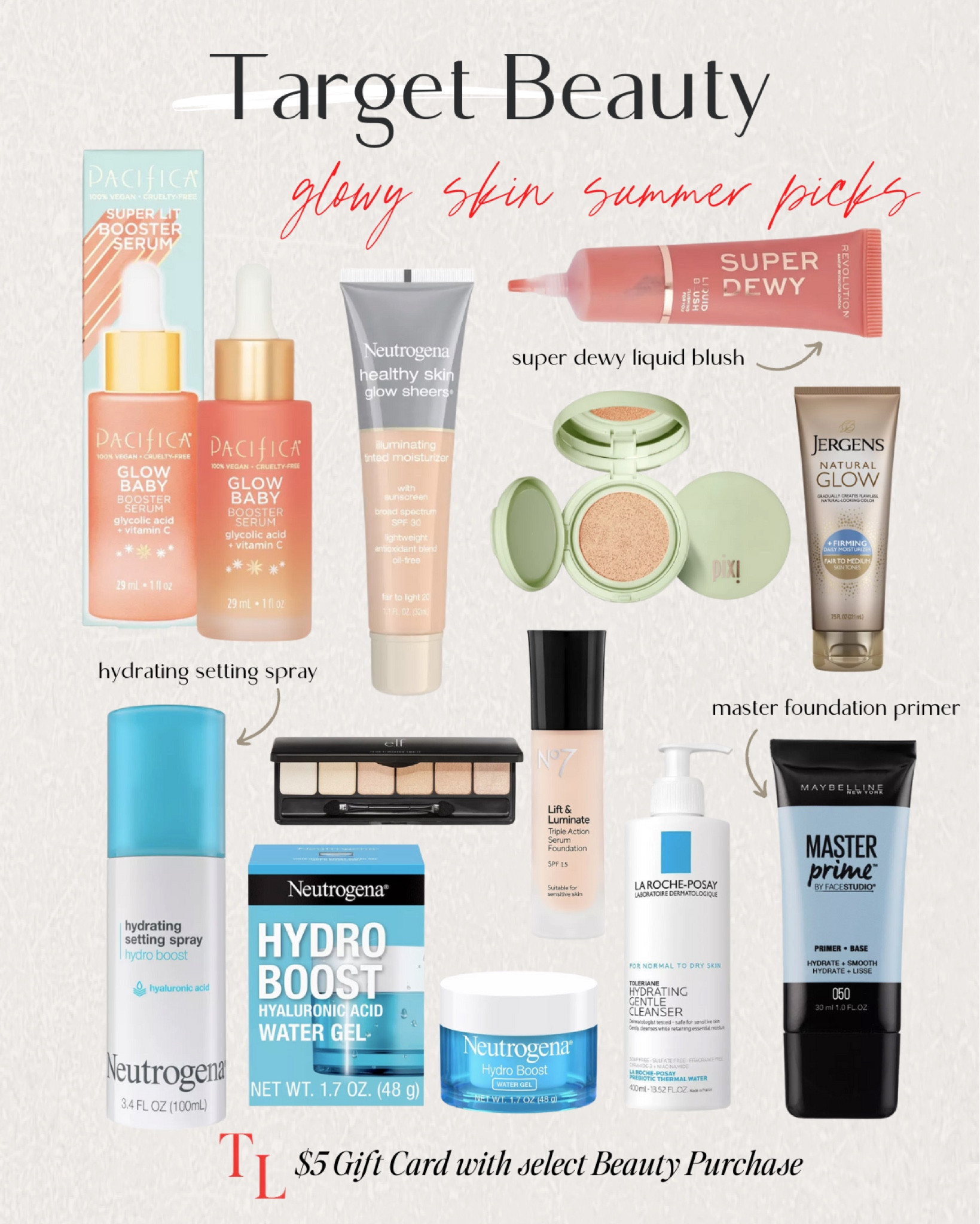 $5 GIFTCARD WITH BEAUTY PURCHASE AT TARGET ✨ 

#LTKbeauty #LTKsalealert #LTKunder100