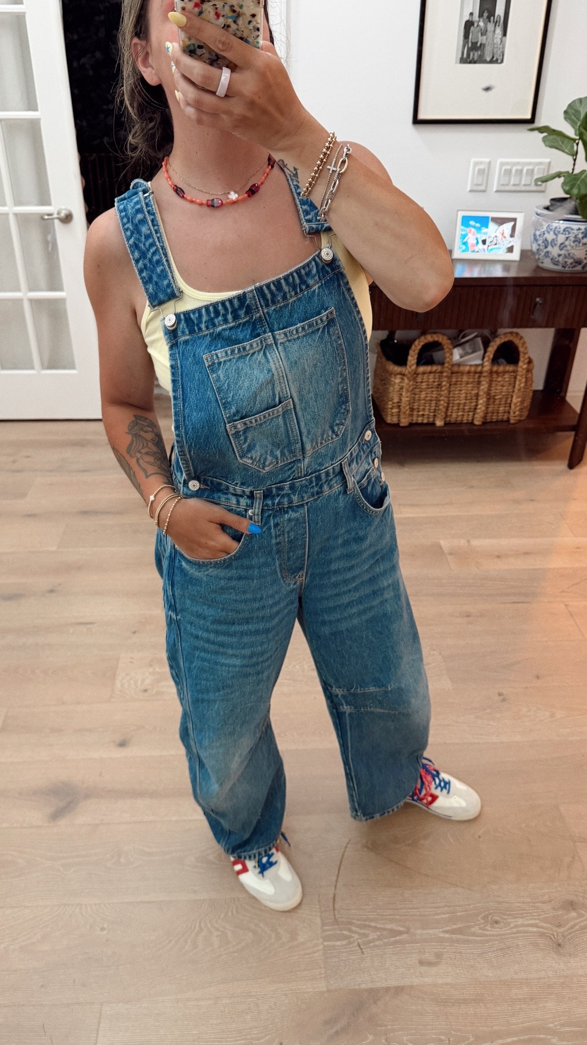 wearing S in the overall!