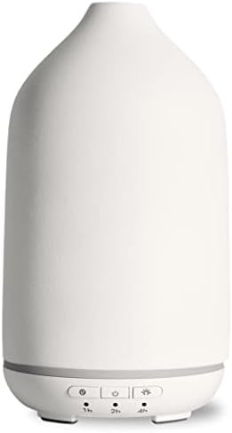 Ceramic Diffuse,Stone Essential Oil Diffuser, Ultrasonic Aromatherapy Diffusers with Timers and Inte | Amazon (US)