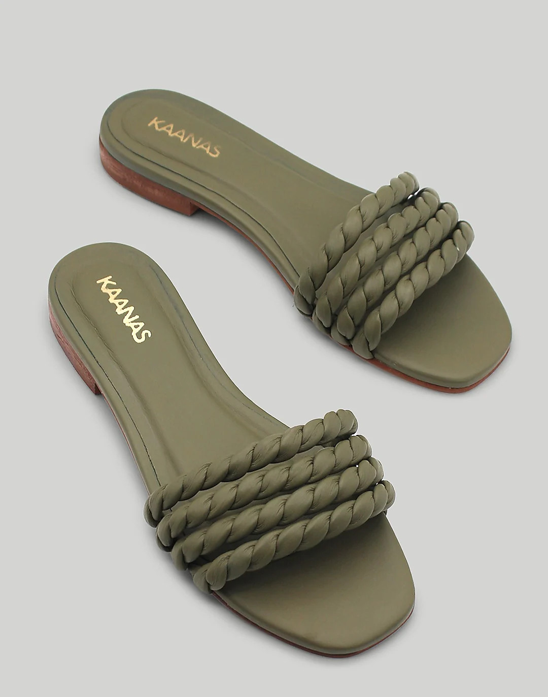 KAANAS Corcovado Twisted Strap Slide | Madewell