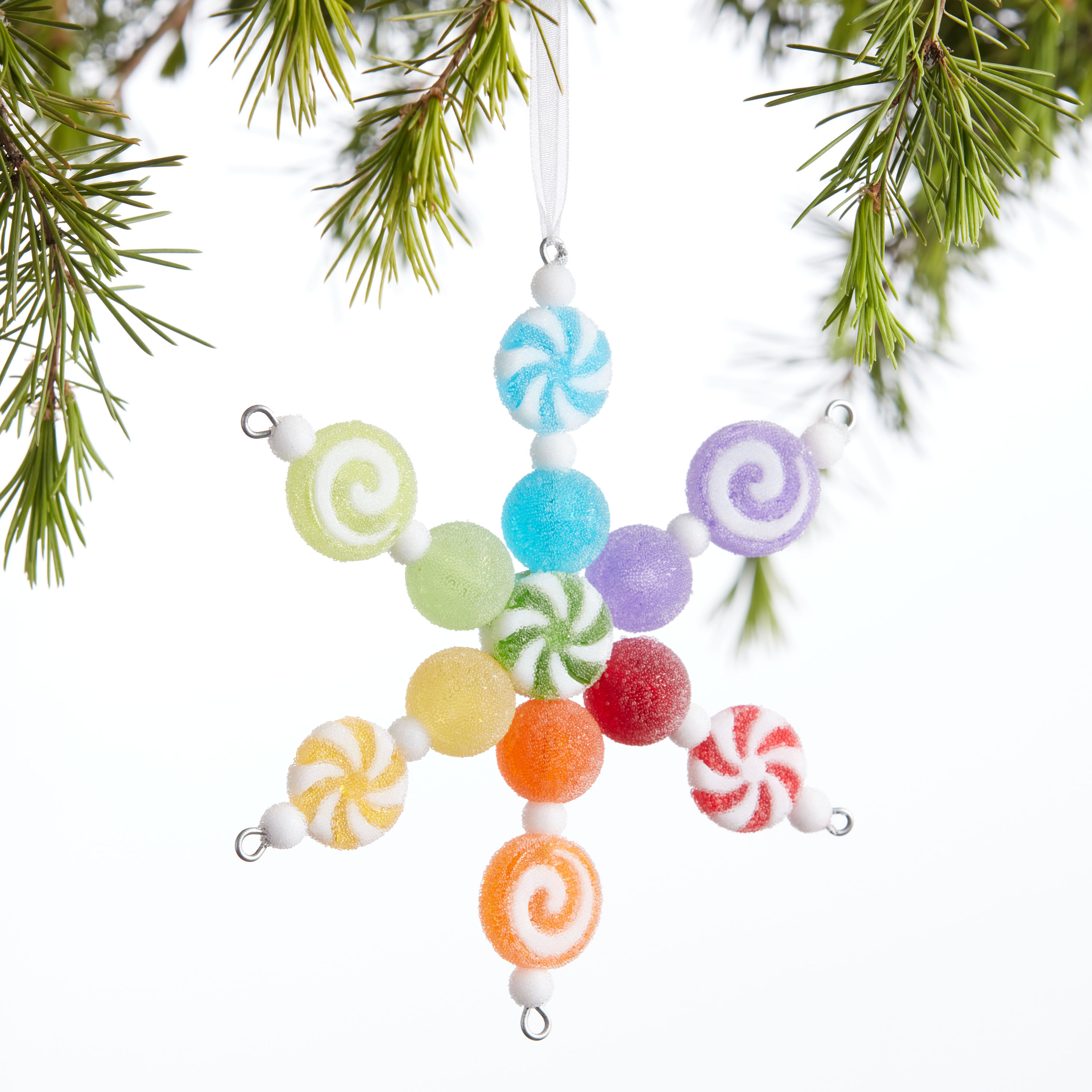 Candy Snowflake Ornament | World Market