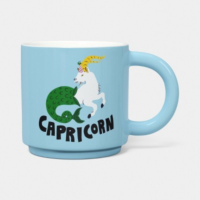 15 fl oz Zodiac Capricorn Mug Blue - Room Essentials™ | Target