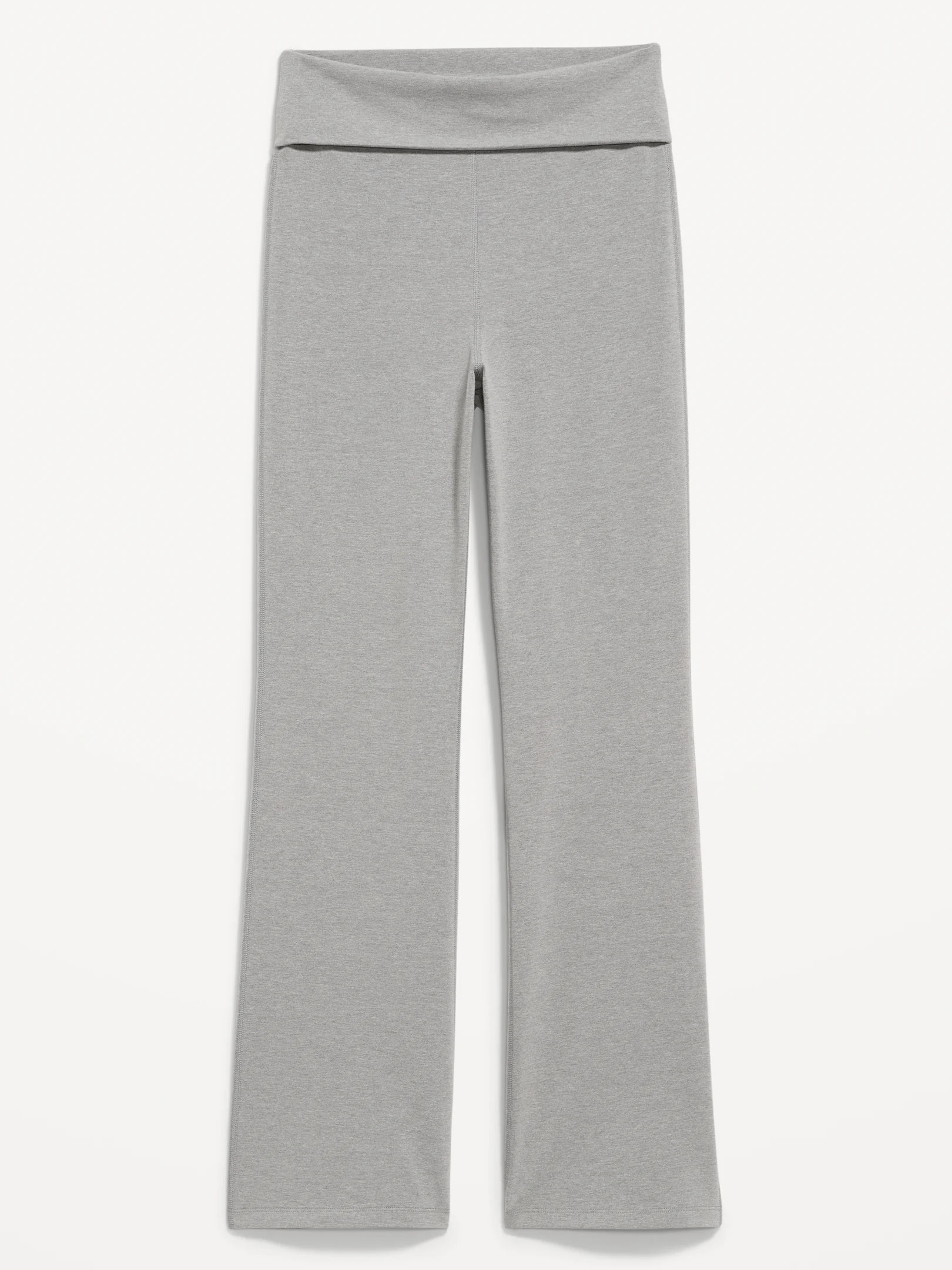 High-Waisted PowerChill Fold-Over Bootcut Leggings | Old Navy (US)