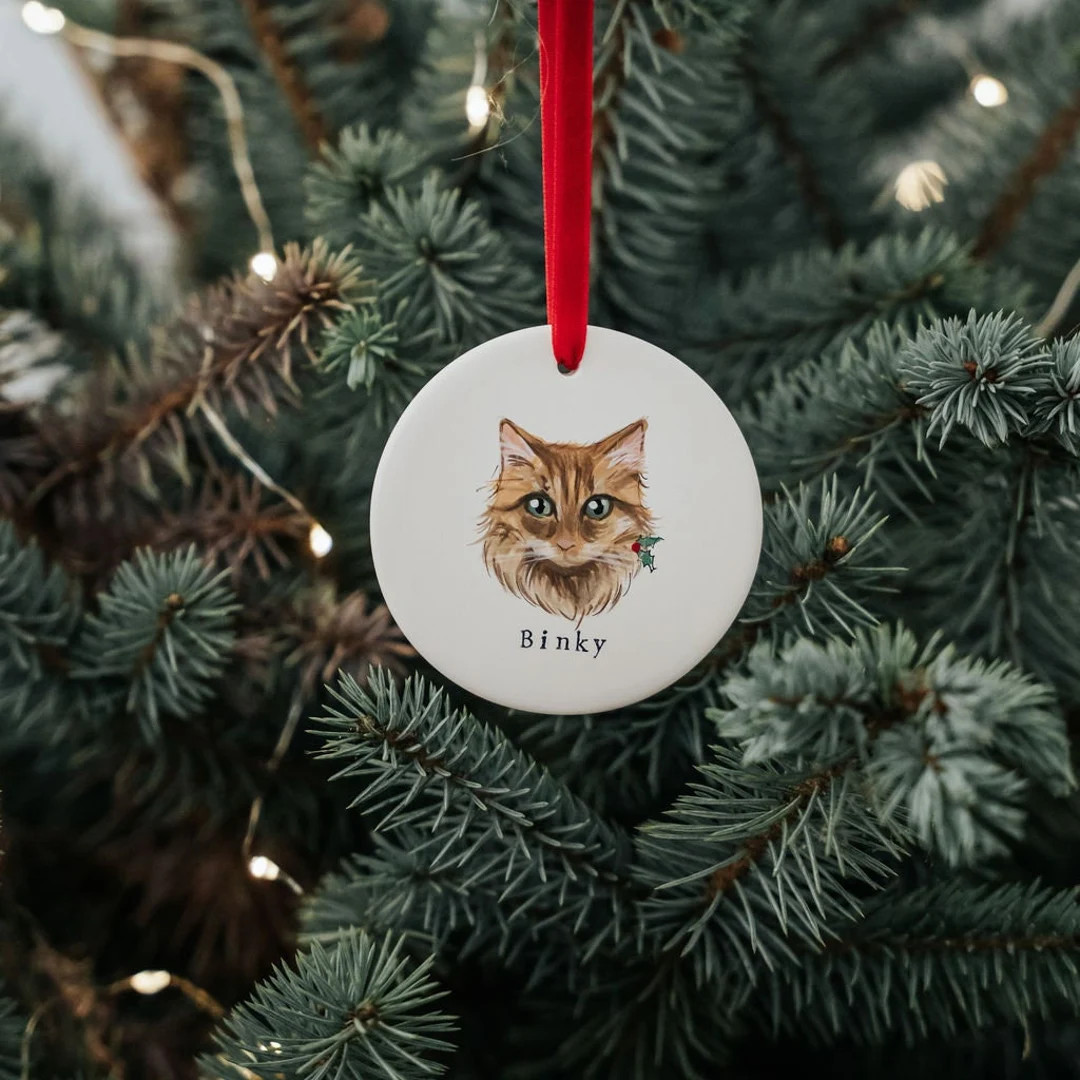 Personalised Dog Bauble. Pet Portrait. Christmas Decoration - Etsy | Etsy (US)