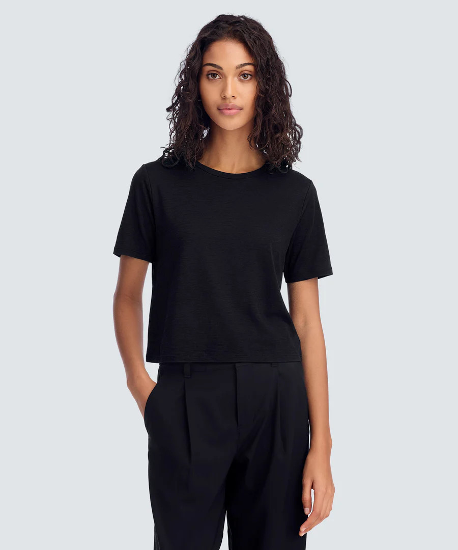 Women’s Merino Boxy Tee | Unbound Merino | Unbound Merino