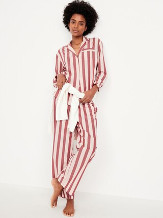 Poplin Pajama Pant Set | Old Navy (US)