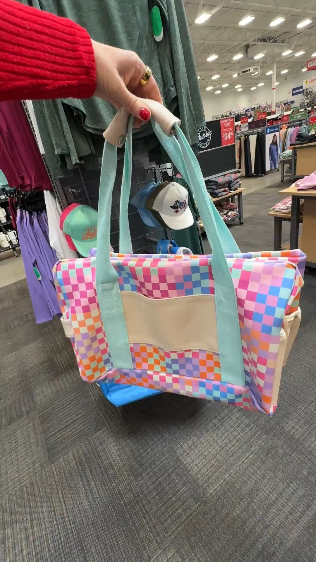 I LOVE this colorful checkered weekender bag!! From academy! 

#LTKGiftGuide #LTKFindsUnder100