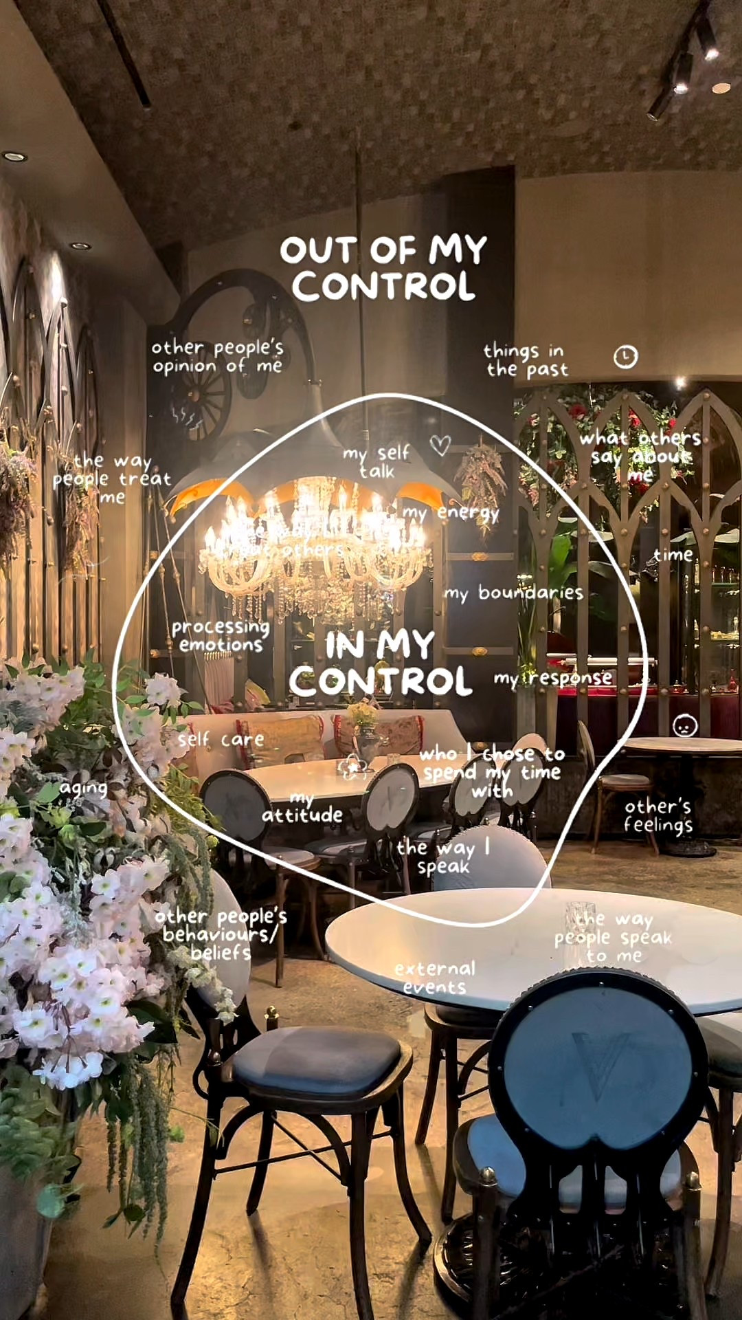 Just a reminder that somethings are in your control and you can take advantage of that and there’s a lot of things that are out of your control and you just need to sit back and remember what is what I kind of let those extra stresses just fall by the wayside because there’s really nothing you can do about them especially this time of the year when so much is going on Sometimes you have to let go of expectations and just embrace the present 

#LTKselfcare #LTKmomlife #LTKstorytime