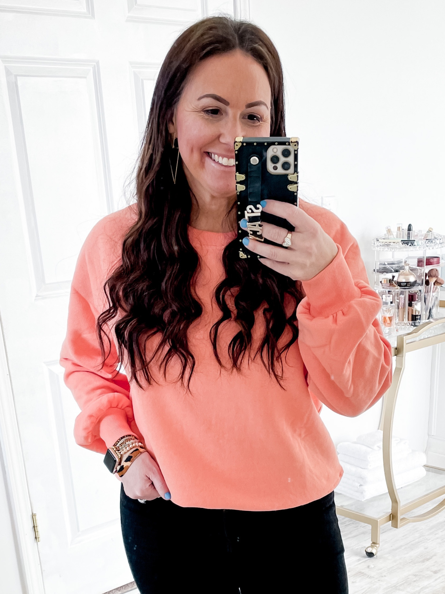 This Amazon sweatshirt under $20 is so adorable with the puff sleeve. Perfect for a trendy take on a casual look. The color is perfect for transitioning to spring! I sized up to a Large in this one and it is a tad long but otherwise exactly the fit I wanted!

#amazonfashion #amazonsweatshirt #springtops #springsweatshirt #balloonsleevesweatshirt #casualfit #casuallook #everyday #ootd

#LTKunder50 #LTKFind #LTKsalealert