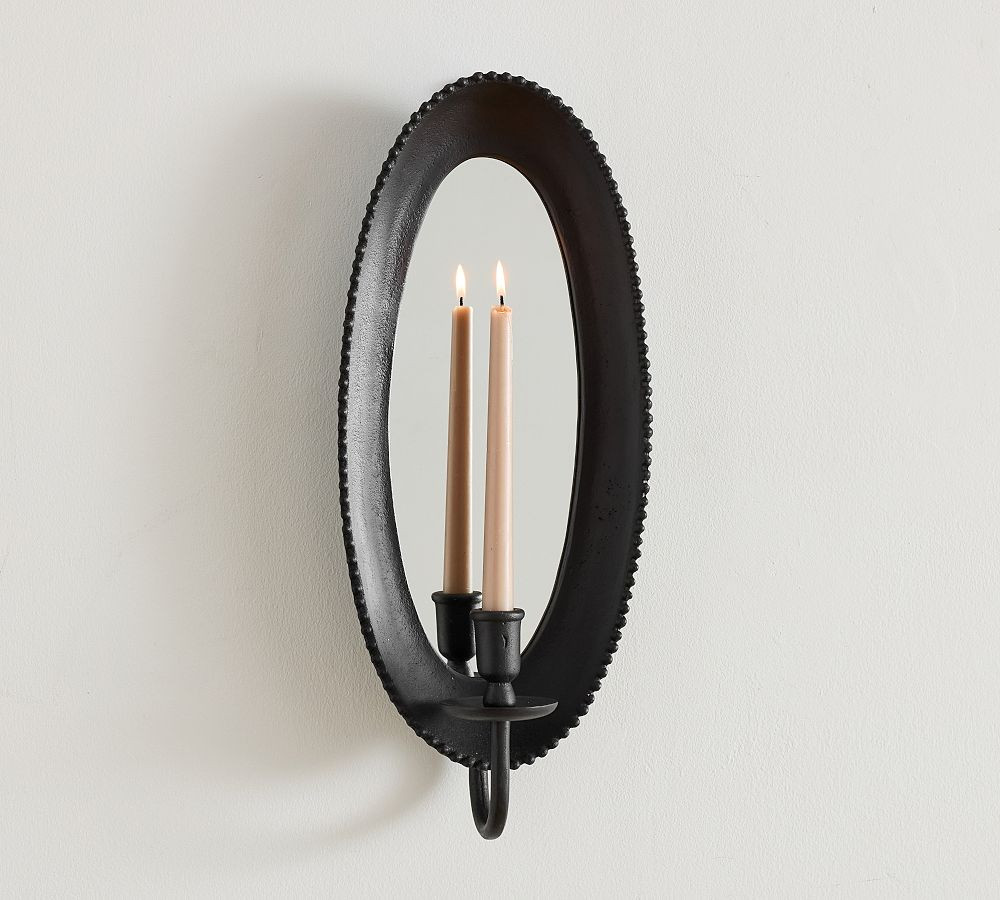 Chris Loves Julia Modern Traditional Taper Sconce | Pottery Barn (US)