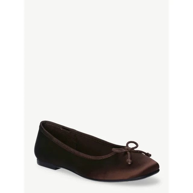 Scoop Women's Square Toe Ballet Flats | Walmart (US)