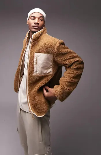 Topman Fleece Jacket | Nordstrom | Nordstrom