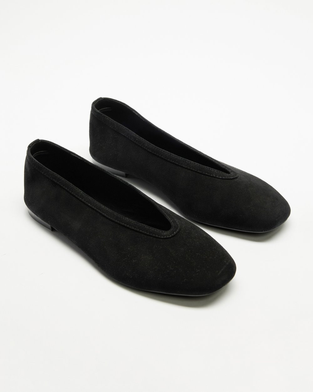 Suede Ballet Flats | THE ICONIC (AU & NZ)