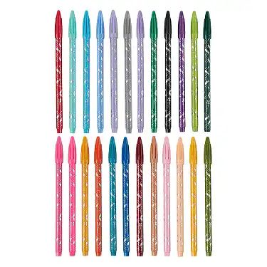 Colorful Fine-Tip Markers 24-Pack | Erin Condren | Erin Condren
