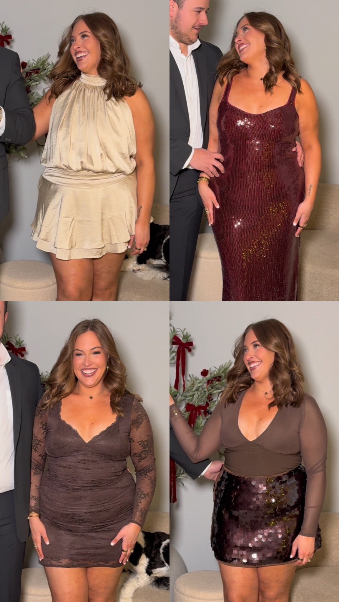 #AbercrombiePartner @abercrombie wearing an xl in all of these holiday dresses! 

#LTKHoliday #LTKMidsize #LTKPlusSize